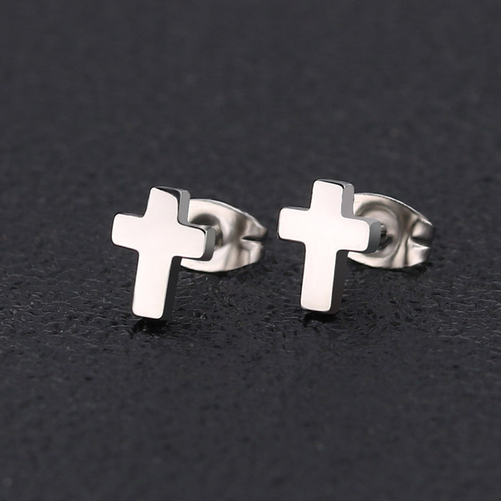 Petite Steel Stud Earrings