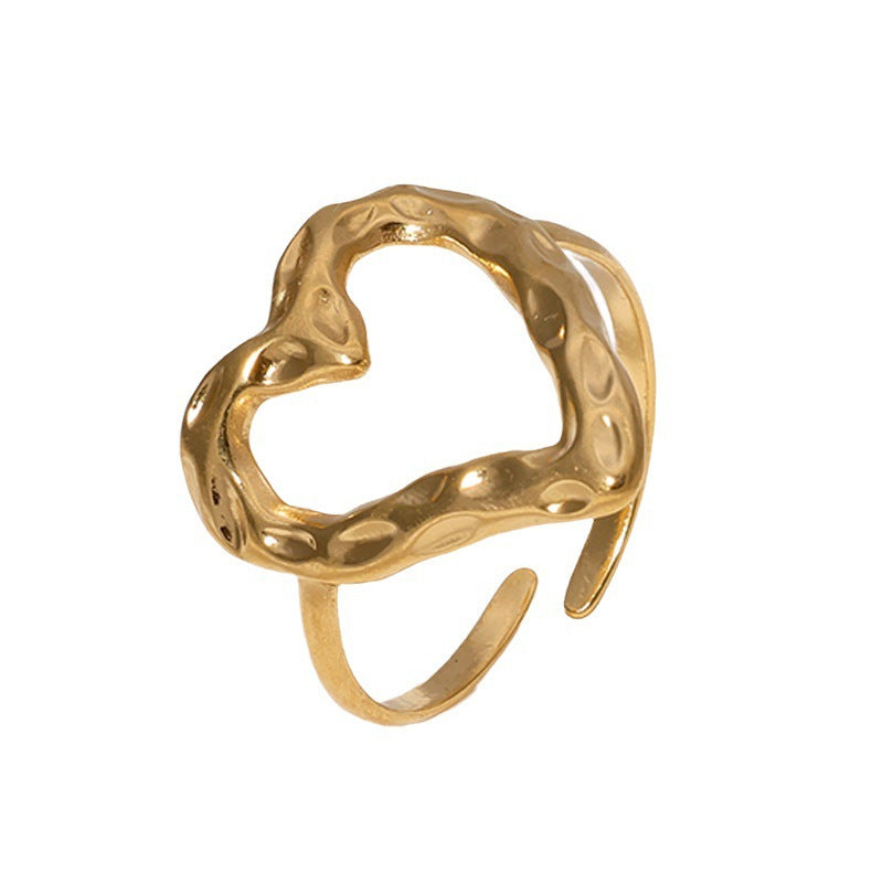 Adjustable Heart Ring
