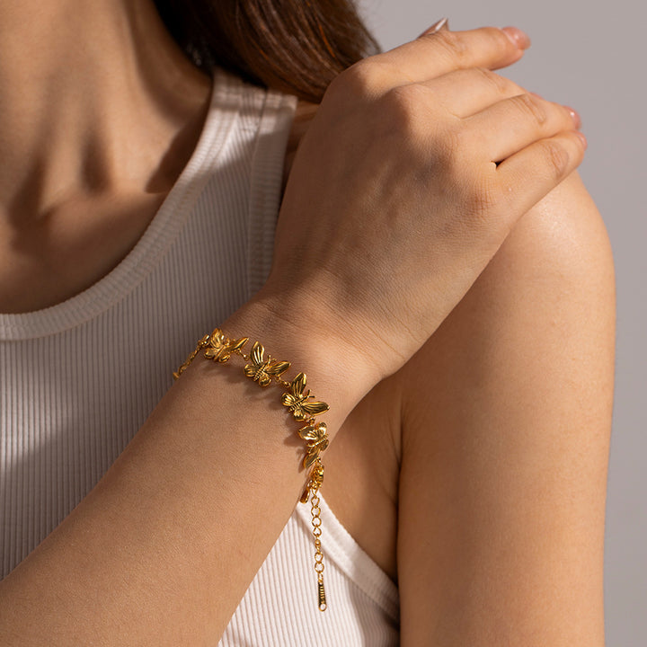 Dainty Butterfly Bracelet
