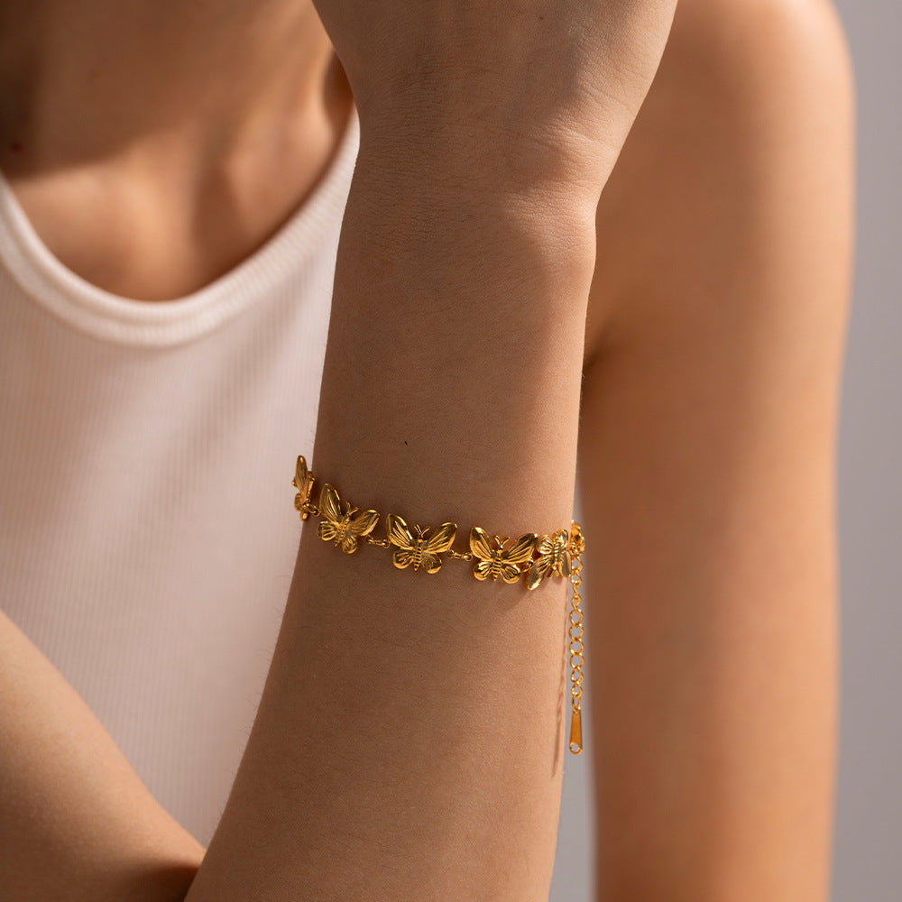 Dainty Butterfly Bracelet