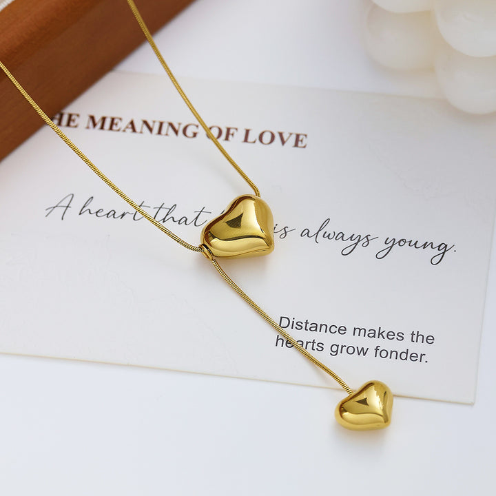 Heart Snake-Chain Necklace