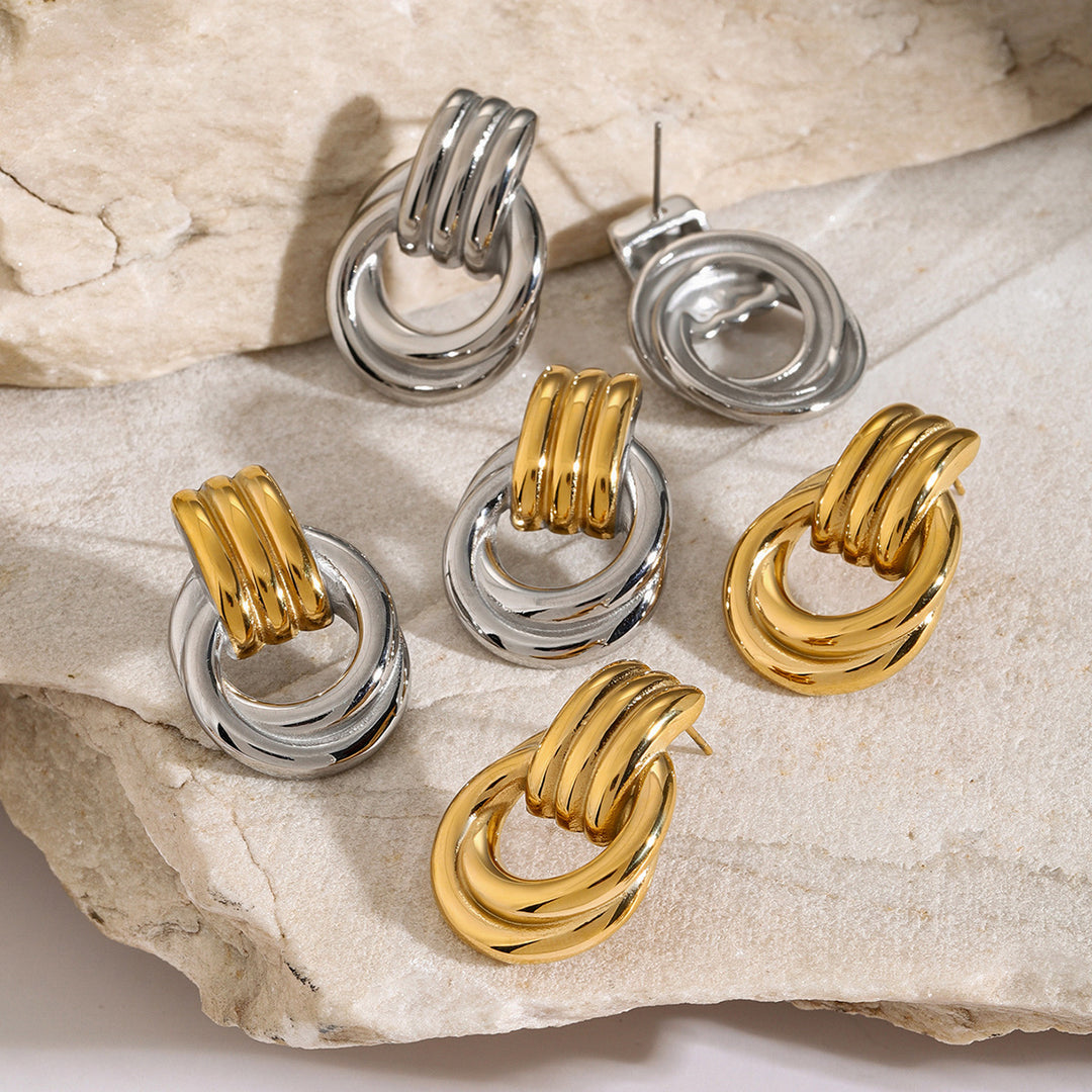 Sculptural Winding Earrings