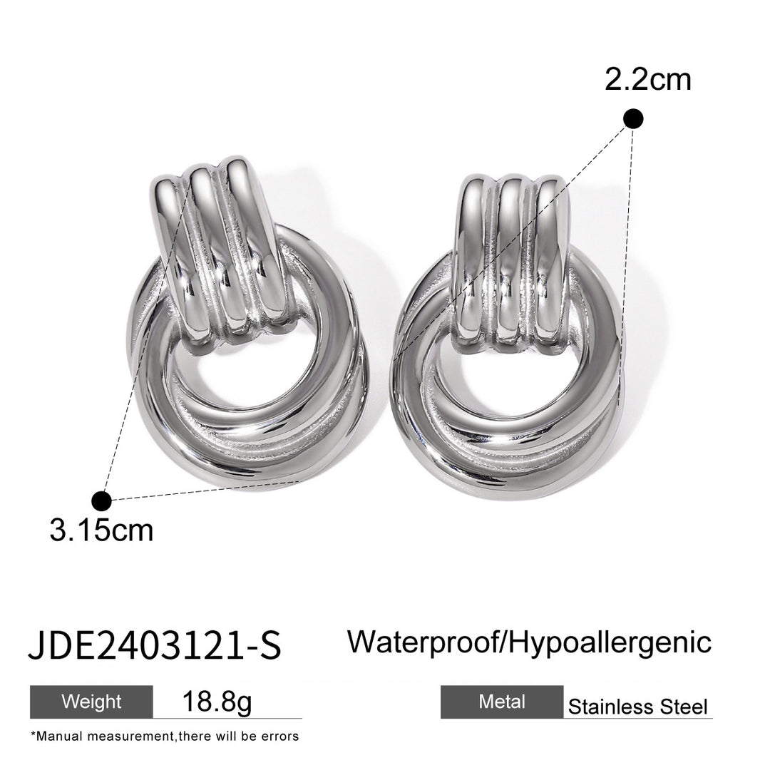 Sculptural Winding Earrings