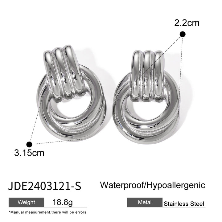 Sculptural Winding Earrings