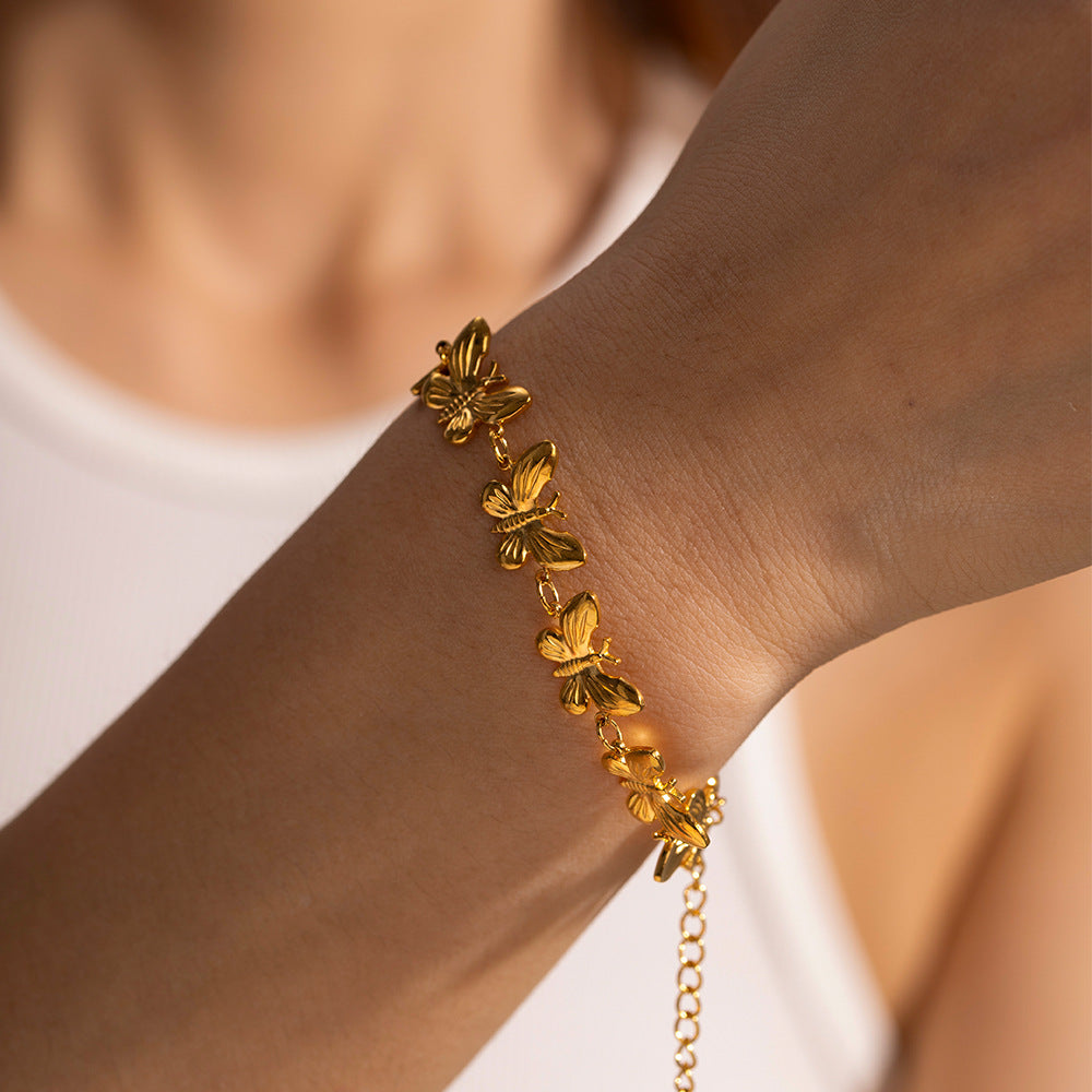 Dainty Butterfly Bracelet