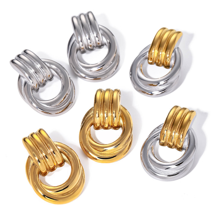 Sculptural Winding Earrings