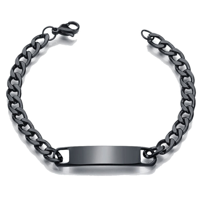 Polished Bar Chain Bracelet