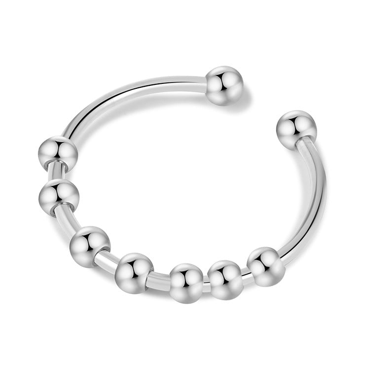 Beaded Open Ring