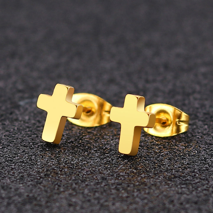 Petite Steel Stud Earrings