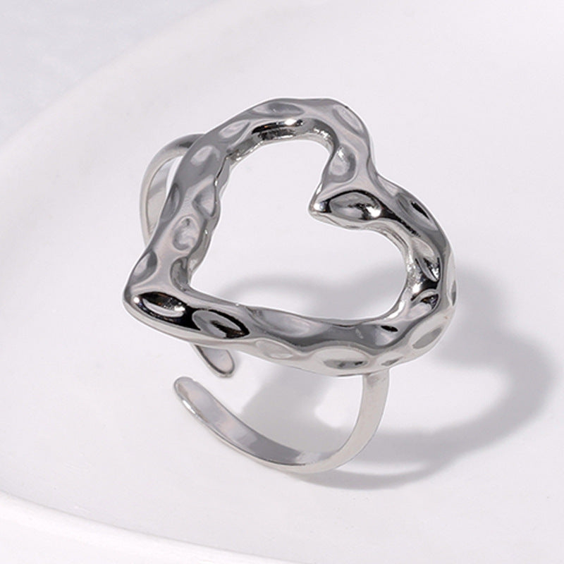 Adjustable Heart Ring