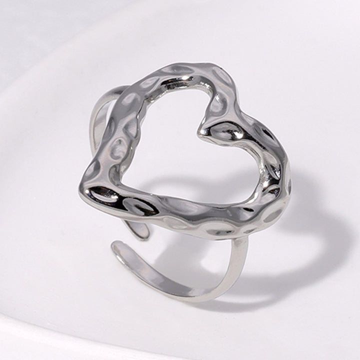 Adjustable Heart Ring