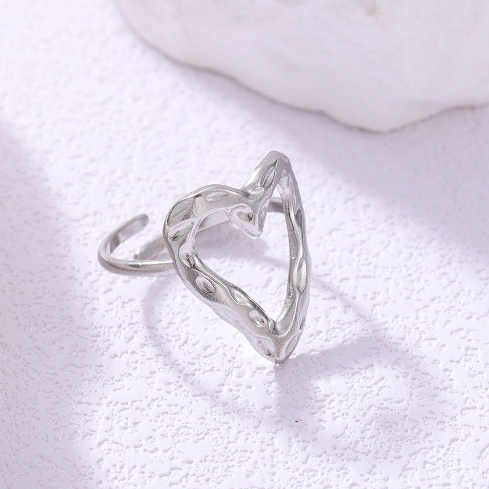 Adjustable Heart Ring