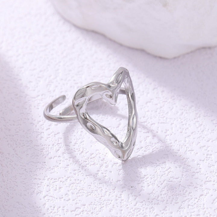 Adjustable Heart Ring