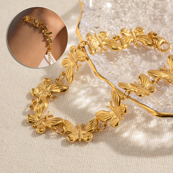 Dainty Butterfly Bracelet