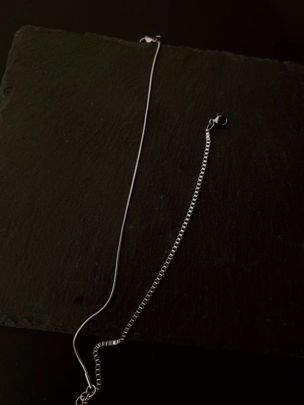 Double-Chain Bracelet Pair