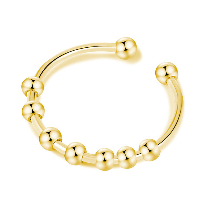 Beaded Open Ring
