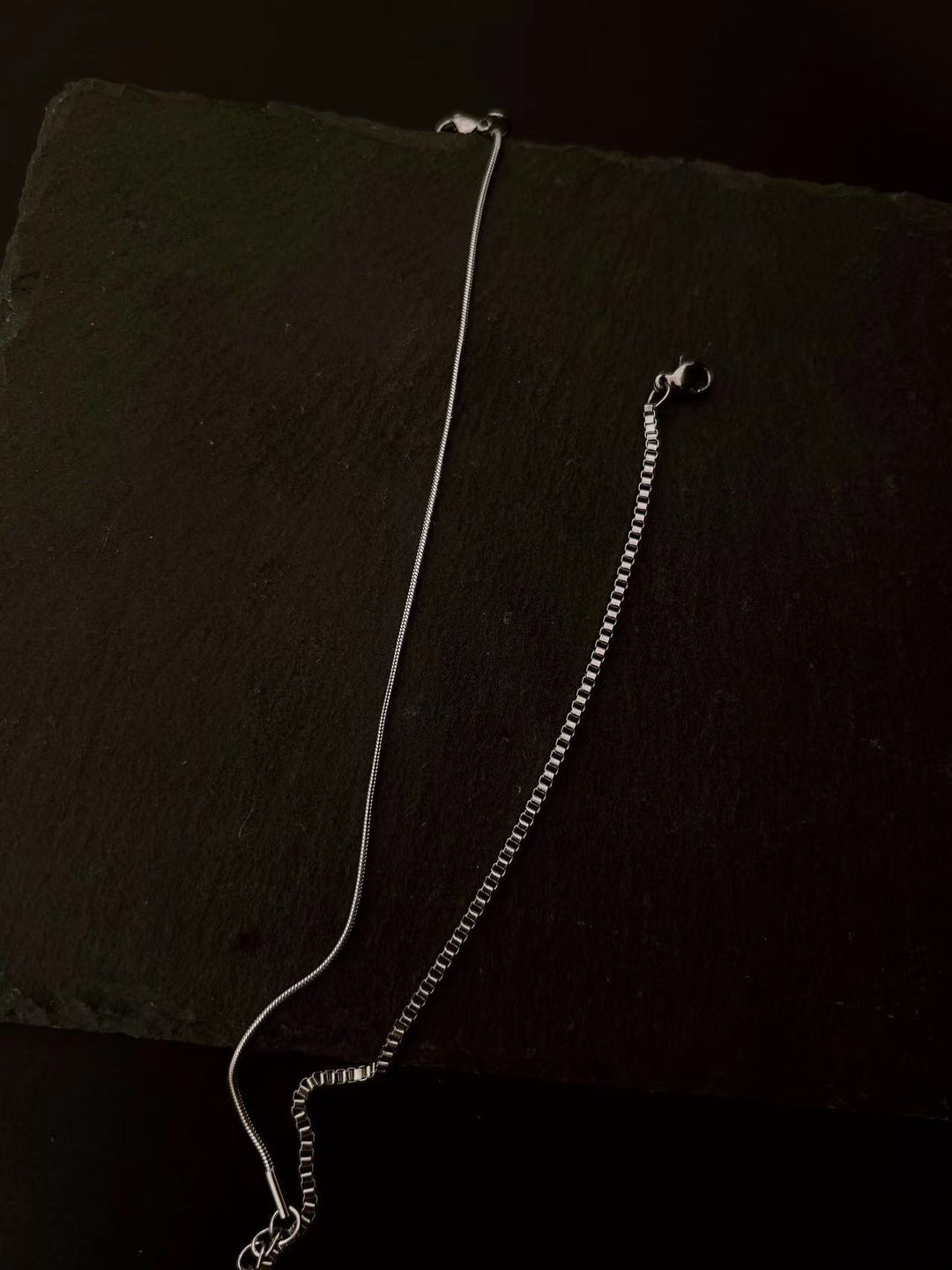 Double-Chain Bracelet Pair