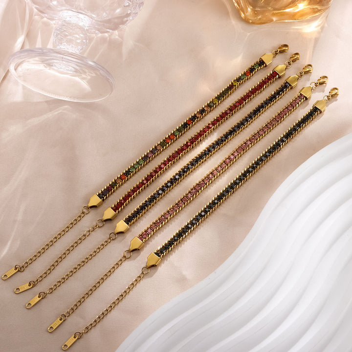 Layered Color-Accent Bracelet