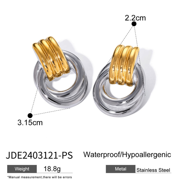 Sculptural Winding Earrings