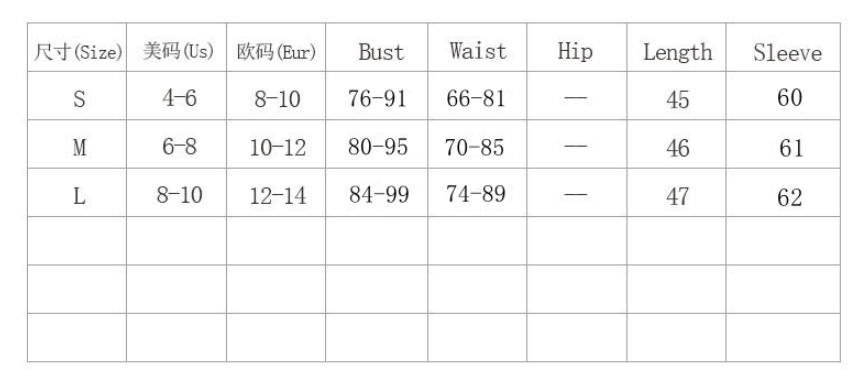 Supplier size chart – Army-green ruched off-shoulder long-sleeve top