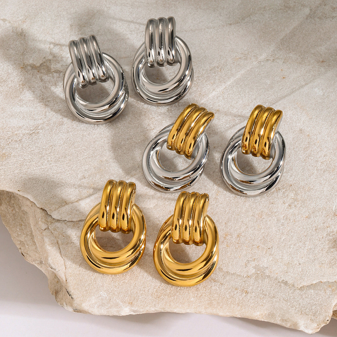 Sculptural Winding Earrings